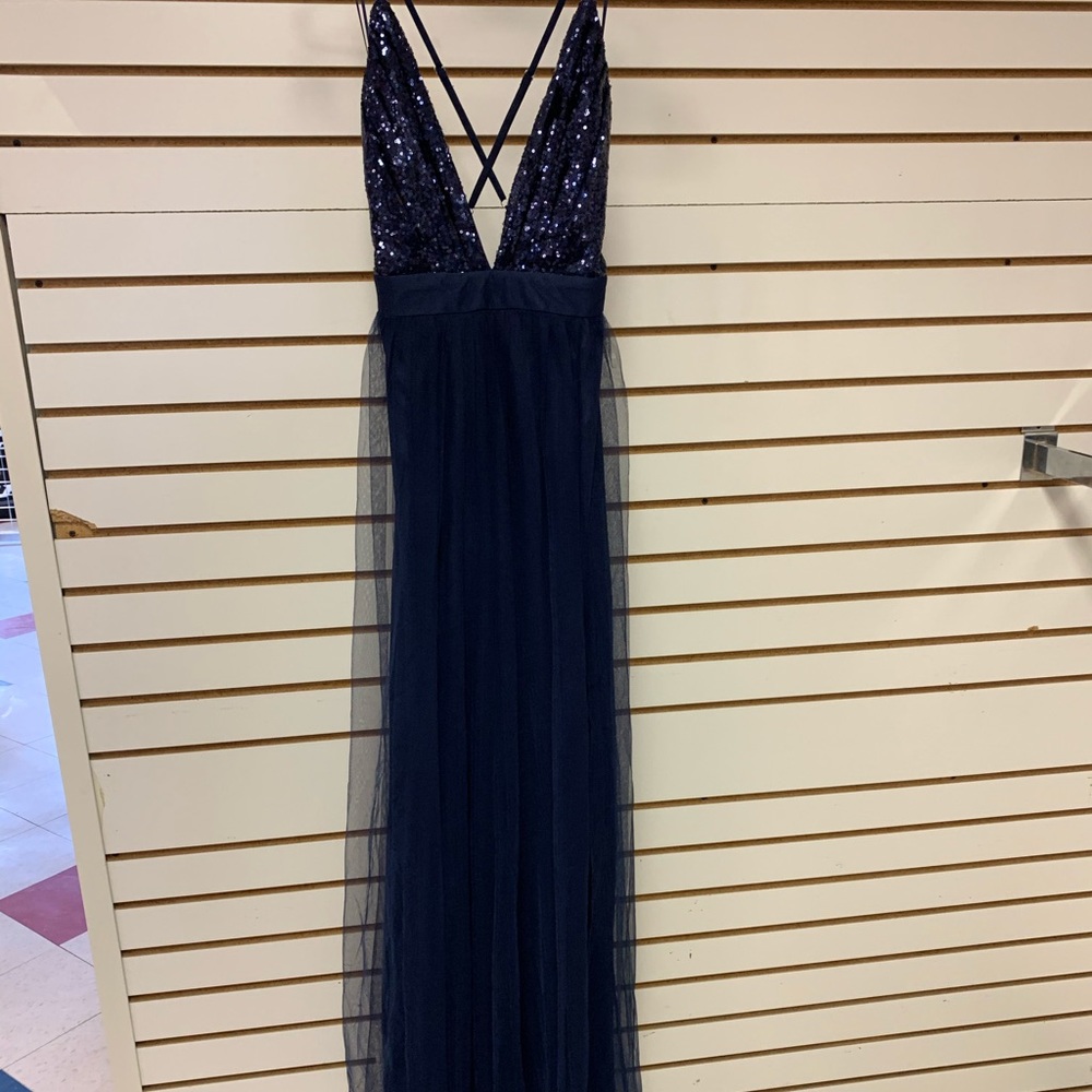 Luxxel Navy maxi dress